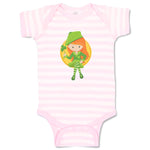 Baby Clothes Leprechaun Girl Money St Patrick's Day Baby Bodysuits Cotton