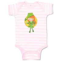 Baby Clothes Leprechaun Girl Money St Patrick's Day Baby Bodysuits Cotton