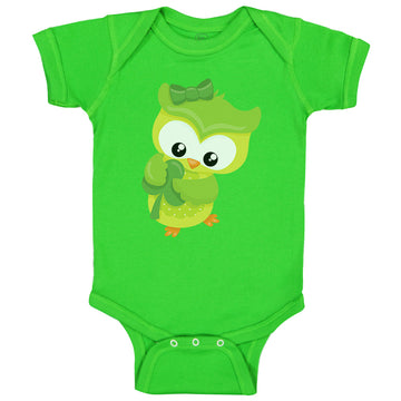 Baby Clothes Leprechaun Owl Girl St Patrick's Day Baby Bodysuits Cotton