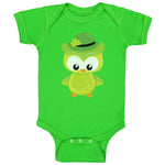 Baby Clothes Leprechaun Owl Hat St Patrick's Day Baby Bodysuits Cotton
