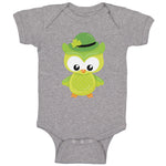 Baby Clothes Leprechaun Owl Hat St Patrick's Day Baby Bodysuits Cotton