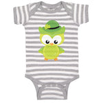 Baby Clothes Leprechaun Owl Hat St Patrick's Day Baby Bodysuits Cotton