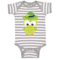 Baby Clothes Leprechaun Owl Hat St Patrick's Day Baby Bodysuits Cotton
