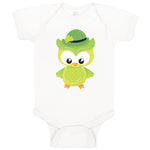 Baby Clothes Leprechaun Owl Hat St Patrick's Day Baby Bodysuits Cotton