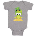 Baby Clothes Leprechaun Owl Money St Patrick's Day Baby Bodysuits Cotton