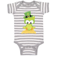 Baby Clothes Leprechaun Owl Money St Patrick's Day Baby Bodysuits Cotton