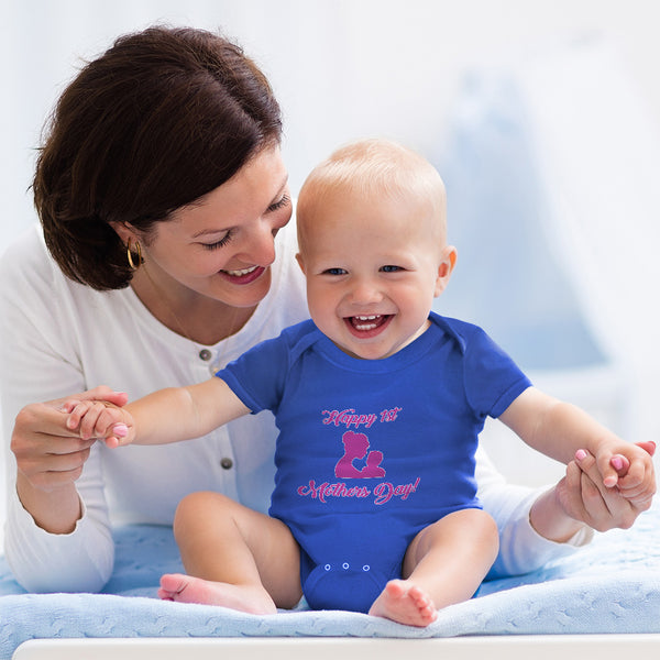 Happy 1St Mothers Day with Mother and Son Image