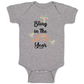 Baby Clothes Bling in The New Year with Crackers Baby Bodysuits Cotton