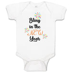 Baby Clothes Bling in The New Year with Crackers Baby Bodysuits Cotton