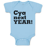 Baby Clothes Cya Next Year! Baby Bodysuits Boy & Girl Newborn Clothes Cotton