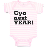 Baby Clothes Cya Next Year! Baby Bodysuits Boy & Girl Newborn Clothes Cotton