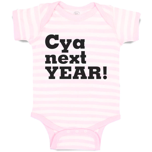 Baby Clothes Cya Next Year! Baby Bodysuits Boy & Girl Newborn Clothes Cotton