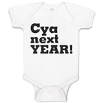 Baby Clothes Cya Next Year! Baby Bodysuits Boy & Girl Newborn Clothes Cotton