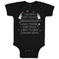 Baby Clothes Year's Resolutions Talking Solid Foods Learn Walk Conquer Cotton