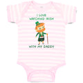 Baby Clothes I Love Watching Irish with My Daddy An Old Mand with Hat and Stick