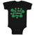 Baby Clothes My First St.Patrick's Day with Irish Shamrock Leaves Baby Bodysuits