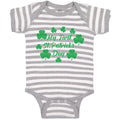Baby Clothes My First St.Patrick's Day with Irish Shamrock Leaves Baby Bodysuits