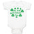 Baby Clothes My First St.Patrick's Day with Irish Shamrock Leaves Baby Bodysuits