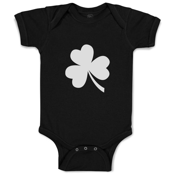 Baby Clothes Irish Shamrock Silhouette Leaf Baby Bodysuits Boy & Girl Cotton