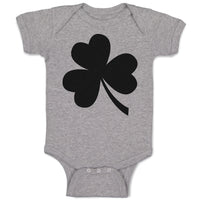 Baby Clothes Irish Shamrock Silhouette Leaf Baby Bodysuits Boy & Girl Cotton