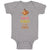 Baby Clothes Cutest Turkey at The Table Bird with Open Wings Closed Eyes and Hat