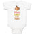 Baby Clothes Cutest Turkey at The Table Bird with Open Wings Closed Eyes and Hat