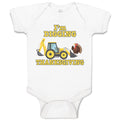 Baby Clothes I'M Digging Thanksgiving Bird Wings Working Vehicle Jcb Cotton