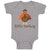 Baby Clothes Little Turkey Bird with Hat Baby Bodysuits Boy & Girl Cotton