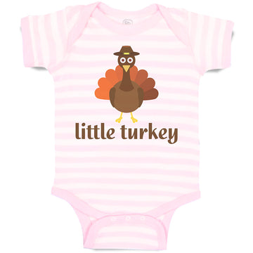 Baby Clothes Little Turkey Bird with Hat Baby Bodysuits Boy & Girl Cotton