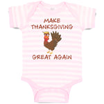 Baby Clothes Make Thanksgiving Great Again Baby Bodysuits Boy & Girl Cotton