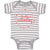 Baby Clothes Daddy's Valentine with Wreath Hearts Design Baby Bodysuits Cotton