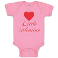 Baby Clothes Little Valentine with Heart Symbol Baby Bodysuits Boy & Girl Cotton