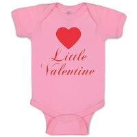 Baby Clothes Little Valentine with Heart Symbol Baby Bodysuits Boy & Girl Cotton