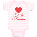 Baby Clothes Little Valentine with Heart Symbol Baby Bodysuits Boy & Girl Cotton