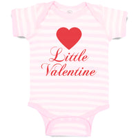 Baby Clothes Little Valentine with Heart Symbol Baby Bodysuits Boy & Girl Cotton