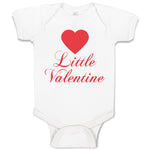 Baby Clothes Little Valentine with Heart Symbol Baby Bodysuits Boy & Girl Cotton