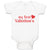 Baby Clothes My First Valentine's with Heart Symbol Baby Bodysuits Cotton