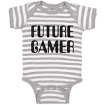 Baby Clothes Future Gamer Baby Bodysuits Boy & Girl Newborn Clothes Cotton