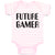 Baby Clothes Future Gamer Baby Bodysuits Boy & Girl Newborn Clothes Cotton