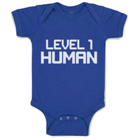 Baby Clothes Level 1 Human Baby Bodysuits Boy & Girl Newborn Clothes Cotton