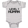 Baby Clothes Level 1 Human Baby Bodysuits Boy & Girl Newborn Clothes Cotton