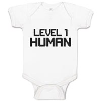 Baby Clothes Level 1 Human Baby Bodysuits Boy & Girl Newborn Clothes Cotton