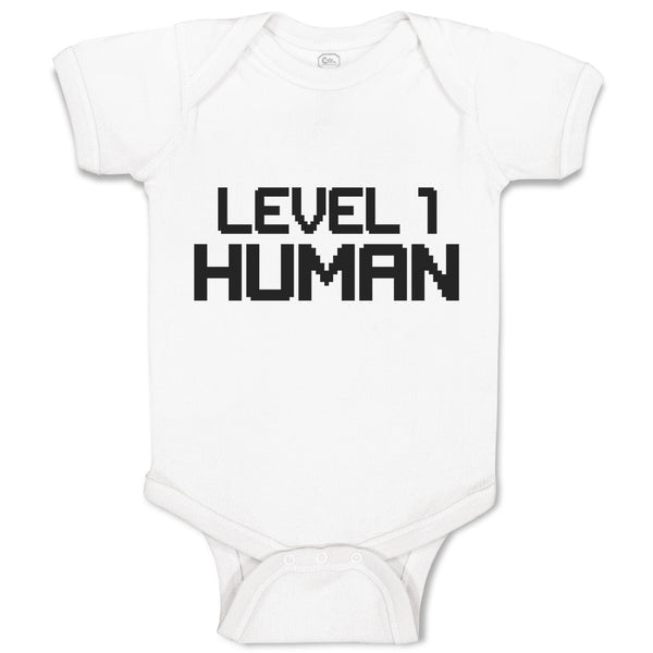 Baby Clothes Level 1 Human Baby Bodysuits Boy & Girl Newborn Clothes Cotton