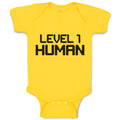 Baby Clothes Level 1 Human Baby Bodysuits Boy & Girl Newborn Clothes Cotton