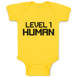 Baby Clothes Level 1 Human Baby Bodysuits Boy & Girl Newborn Clothes Cotton