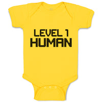 Baby Clothes Level 1 Human Baby Bodysuits Boy & Girl Newborn Clothes Cotton