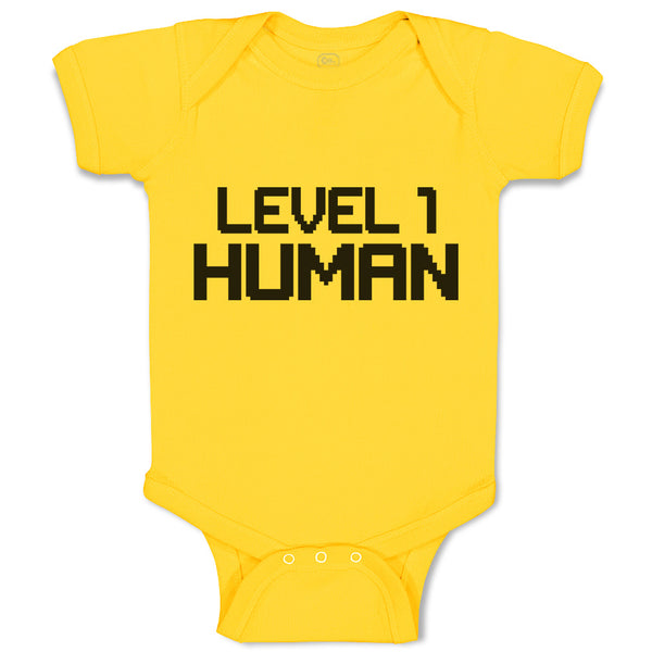 Baby Clothes Level 1 Human Baby Bodysuits Boy & Girl Newborn Clothes Cotton