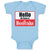 Baby Clothes Hello My Name Is Beefcake Baby Bodysuits Boy & Girl Cotton