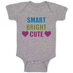 Baby Clothes Smart Bright Cute with Heart Symbol Baby Bodysuits Cotton