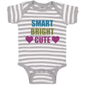Baby Clothes Smart Bright Cute with Heart Symbol Baby Bodysuits Cotton